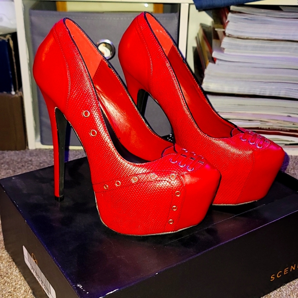 Red SCENE heels